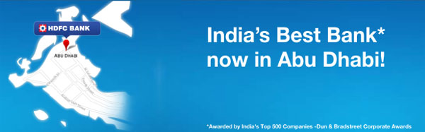 India's Best Bank* now in Abu Dhabi!