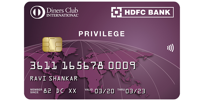 HDFC Bank Diners Club Privilege Credit Card